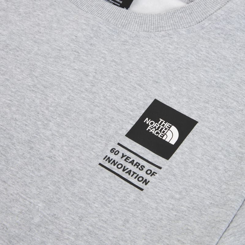 Bluză The North Face Celebration Relaxed Crew Graphic tnf light grey heather 3