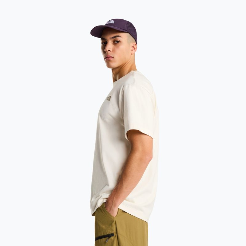 Tricou pentru bărbați The North Face Snack Relaxed white dune 3