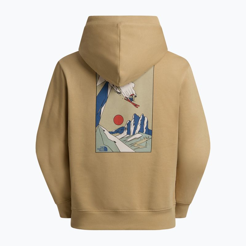 Bluză The North Face Mountain Celebration Relaxed Hoodie khaki stone 2