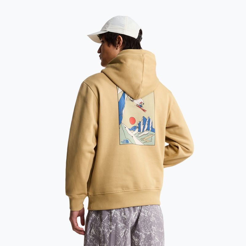 Bluză The North Face Mountain Celebration Relaxed Hoodie khaki stone 5