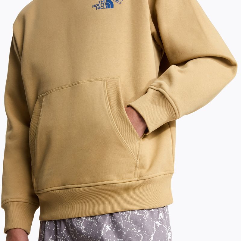 Bluză The North Face Mountain Celebration Relaxed Hoodie khaki stone 9