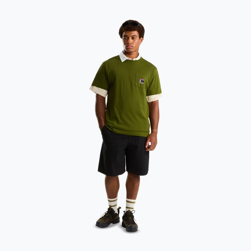 Tricou pentru bărbați The North Face Mountain Logo Relaxed woodland green 2