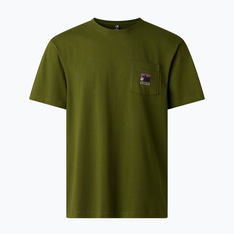 Tricou pentru bărbați The North Face Mountain Logo Relaxed woodland green 5