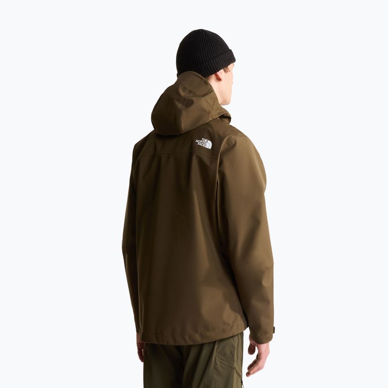 Geacă de ploaie pentru copii The North Face Whiton 3L taupe green 3