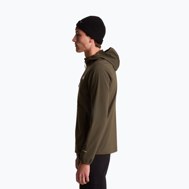 Geacă softshell pentru bărbați The North Face Nimble Hoodie 2 new taupe green 4