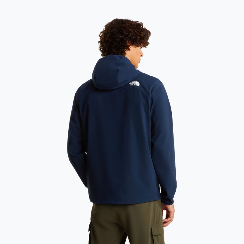 Geacă softshell pentru bărbați The North Face Nimble Hoodie 2 summit navy 3