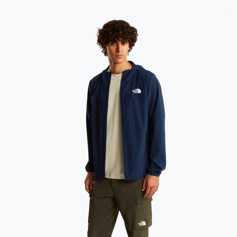 Geacă softshell pentru bărbați The North Face Nimble Hoodie 2 summit navy 4