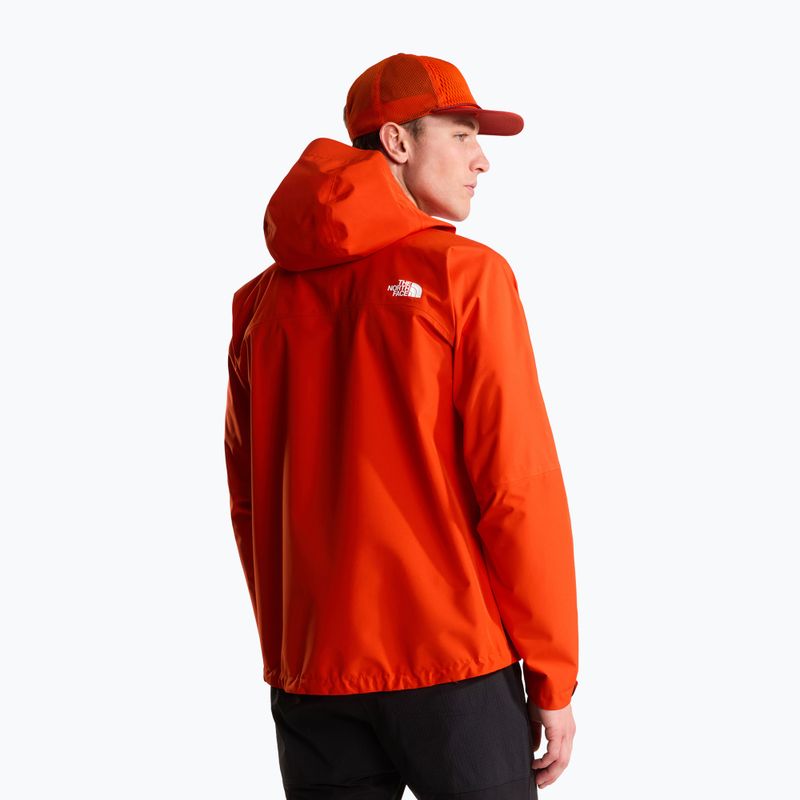 Geacă de ploaie pentru bărbați The North Face Valley View lava red 3