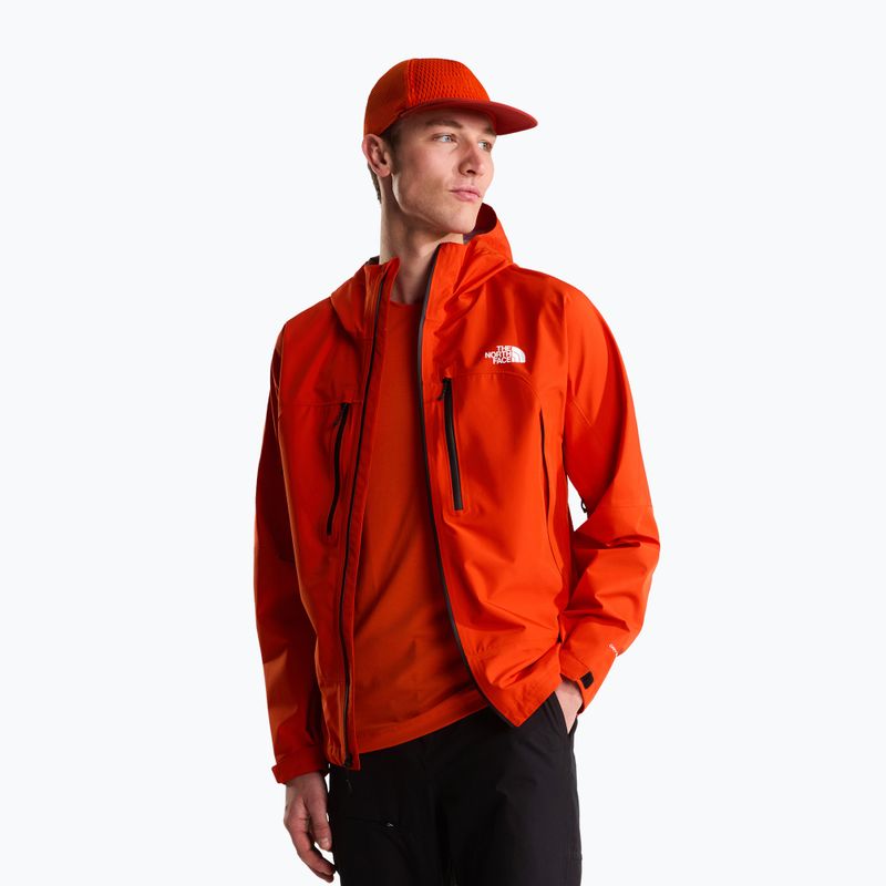 Geacă de ploaie pentru bărbați The North Face Valley View lava red 5