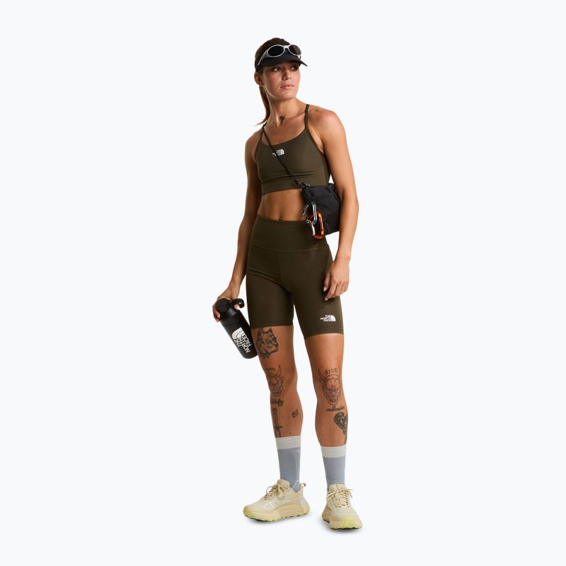 Pantaloni scurți de trekking pentru femei The North Face Flex 8IN Tight new taupe green 2