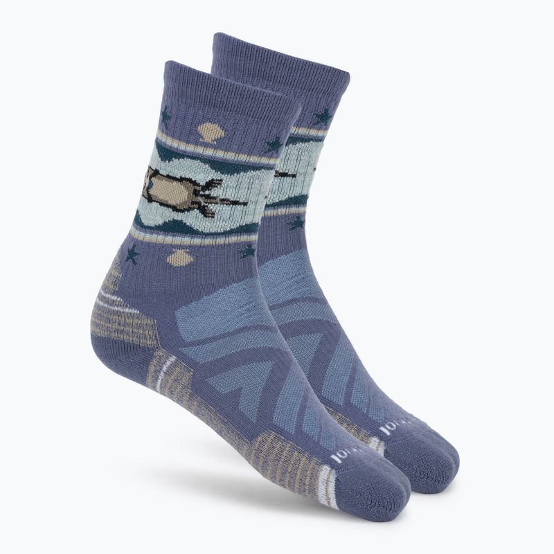Șosete damă Smartwool Hike Otter Float Crew nightfall blue