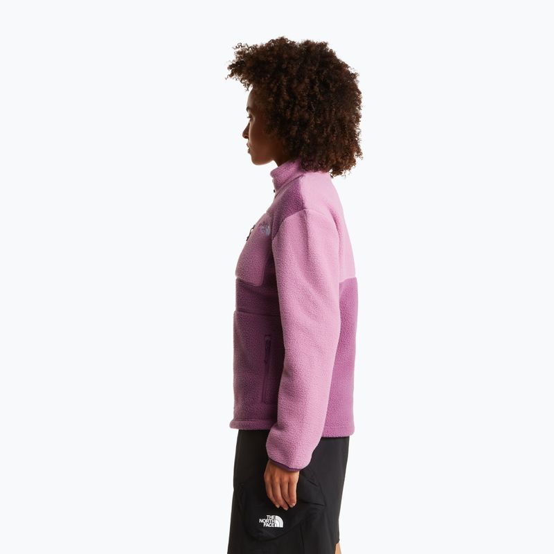 Bluză fleece pentru femei The North Face Yumiori Full Zip chroma purple/hushed lavender 4