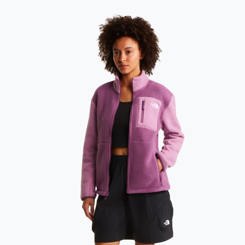 Bluză fleece pentru femei The North Face Yumiori Full Zip chroma purple/hushed lavender 5