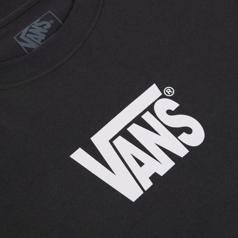 Tricou pentru bărbați Vans Stretch Logo Tee black/white 3