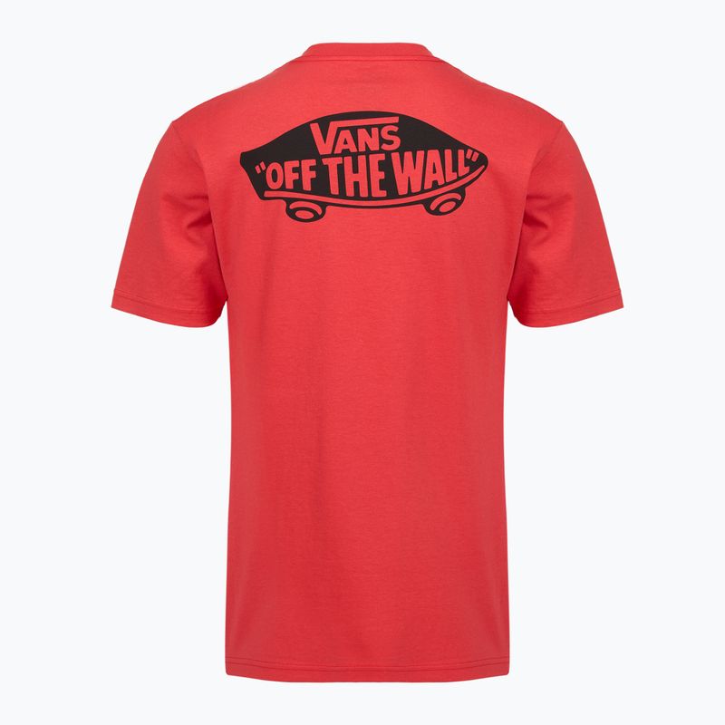 Tricou pentru bărbați Vans Double Standard Tee crimson haze 2