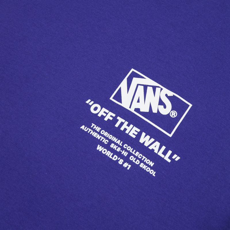 Tricou pentru bărbați Vans Stacked Hi Tee royal cobalt 3