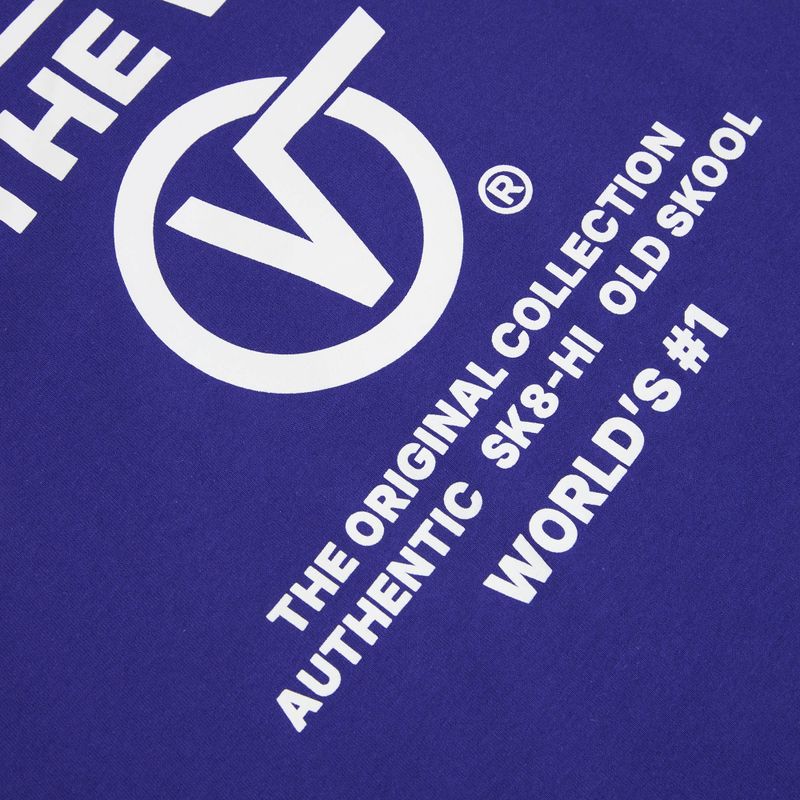 Tricou pentru bărbați Vans Stacked Hi Tee royal cobalt 4