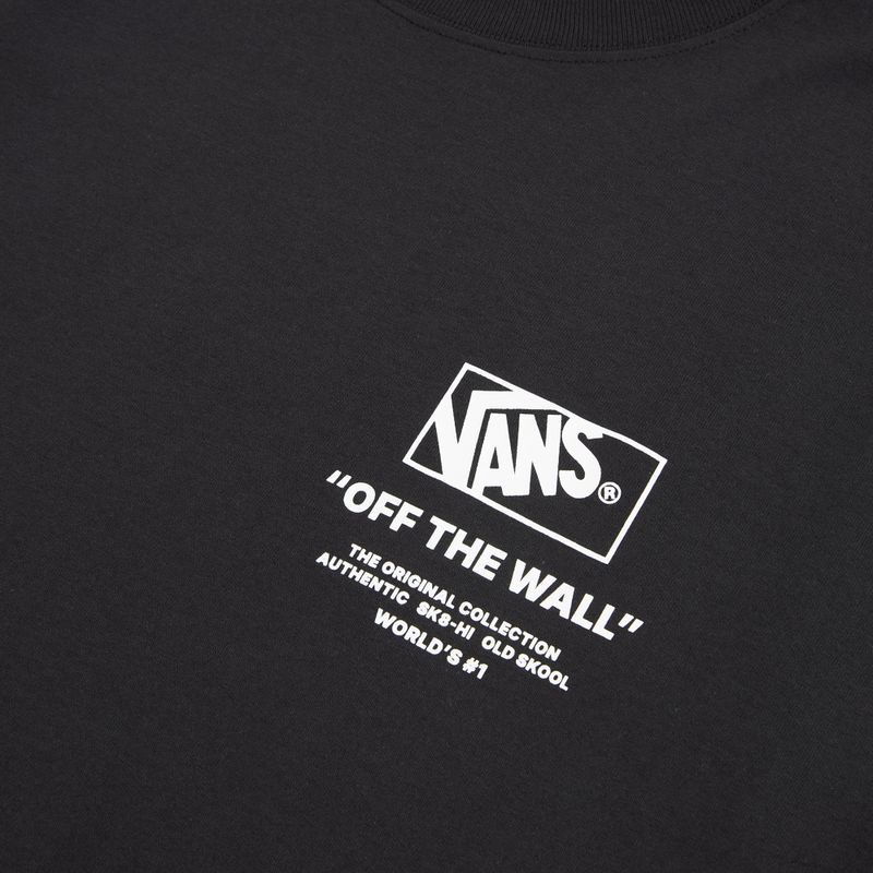Tricou pentru bărbați Vans Stacked Hi Tee black/white 3
