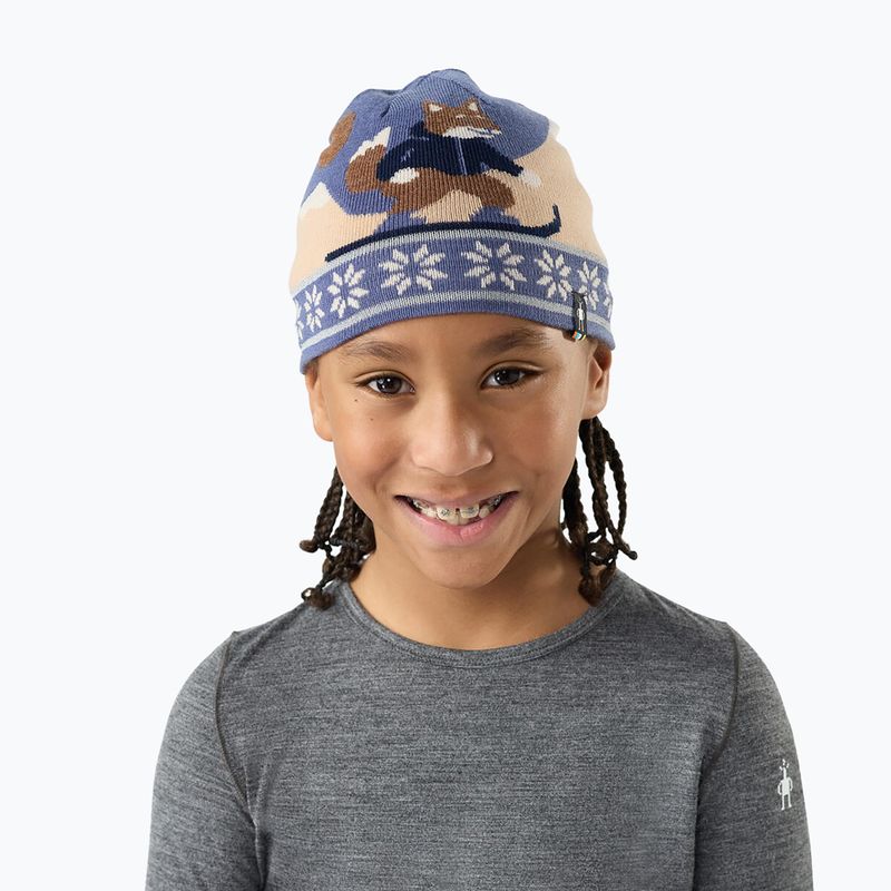 Căciulă de iarnă pentru copii Smartwool Reversible Art Beanie nightfall blue 2