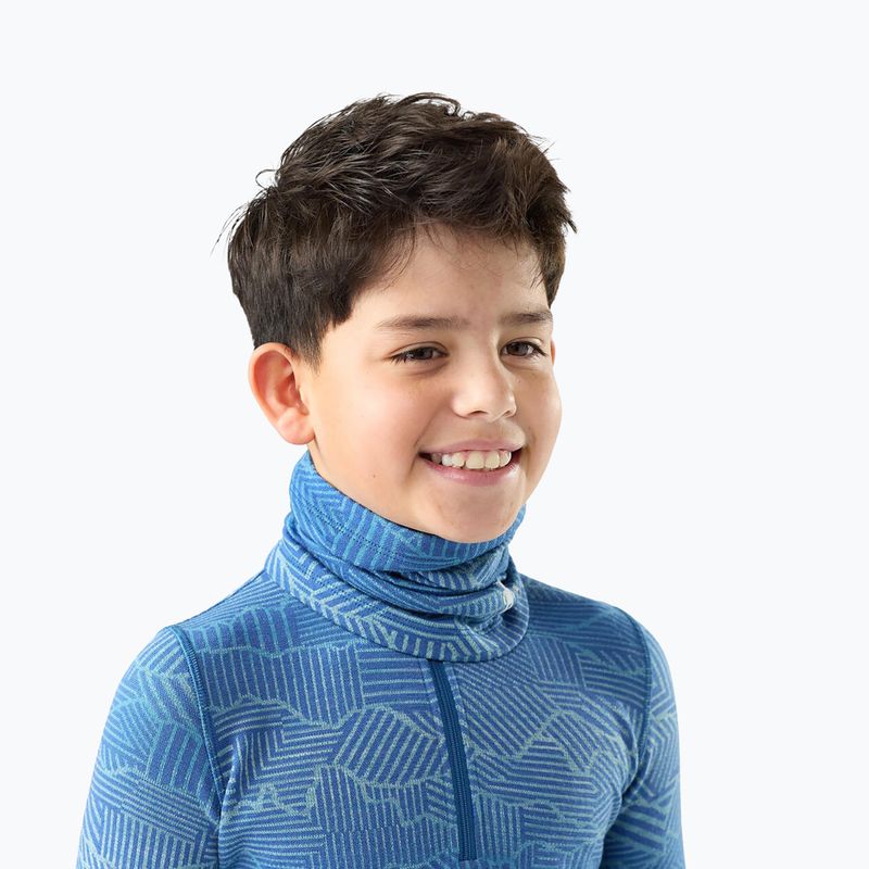 Guler pentru copii Smartwool Thermal Merino indigo linear peaks 3
