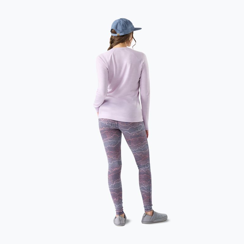 Bluză termoactivă pentru femei Smartwool Merino 250 Baselayer Crew Boxed lavender sky heather 2