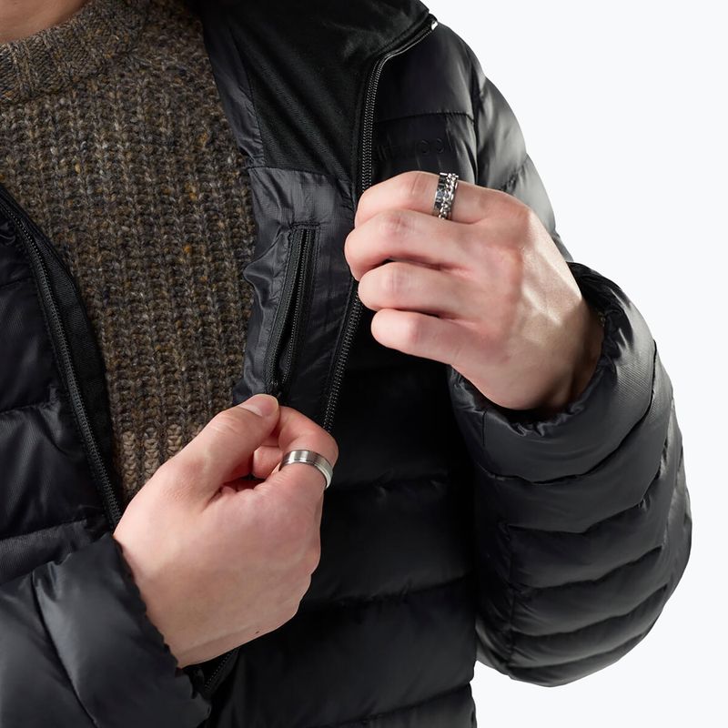 Geacă cu puf pentru bărbați Smartwool Winterloft Hooded black 4