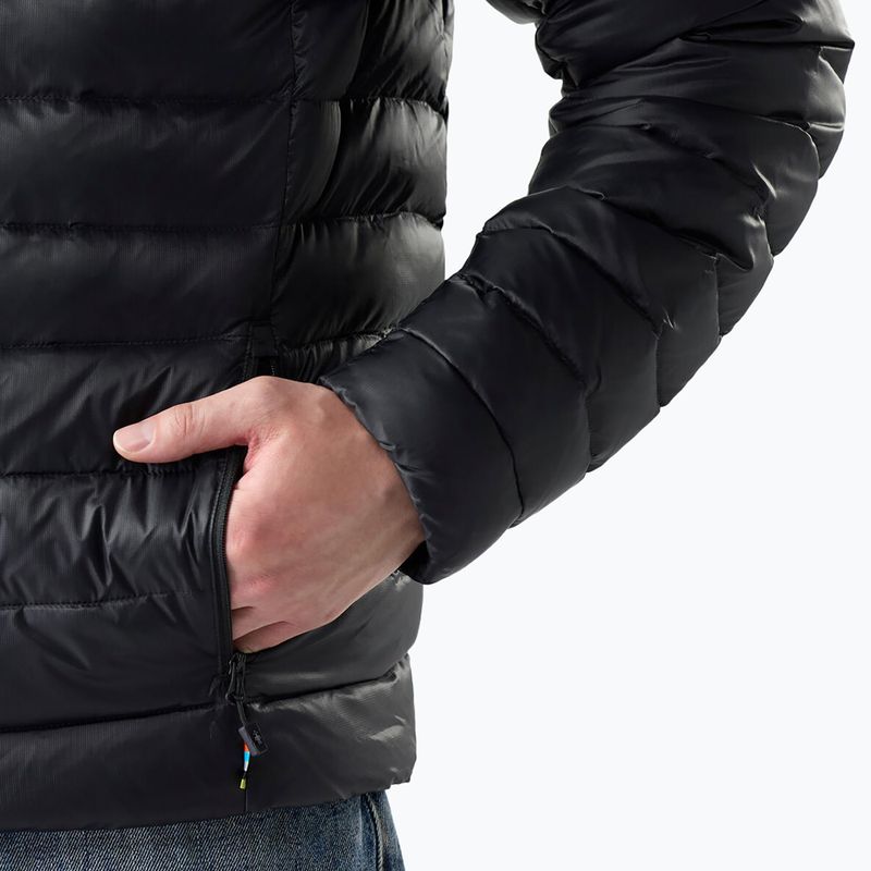Geacă cu puf pentru bărbați Smartwool Winterloft Hooded black 5