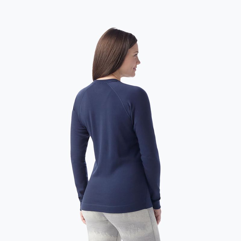 Bluză termoactivă pentru femei Smartwool Merino 250 Baselayer Crew Boxed deep navy 2