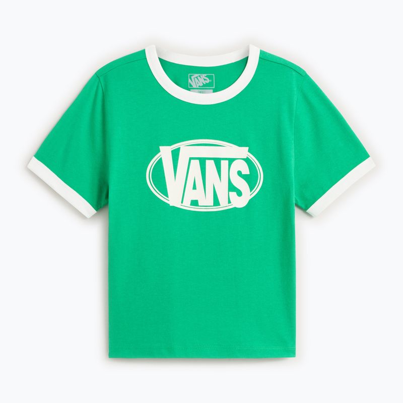 Tricou pentru femei Vans Center Chest Ringer Tee vivid verdant