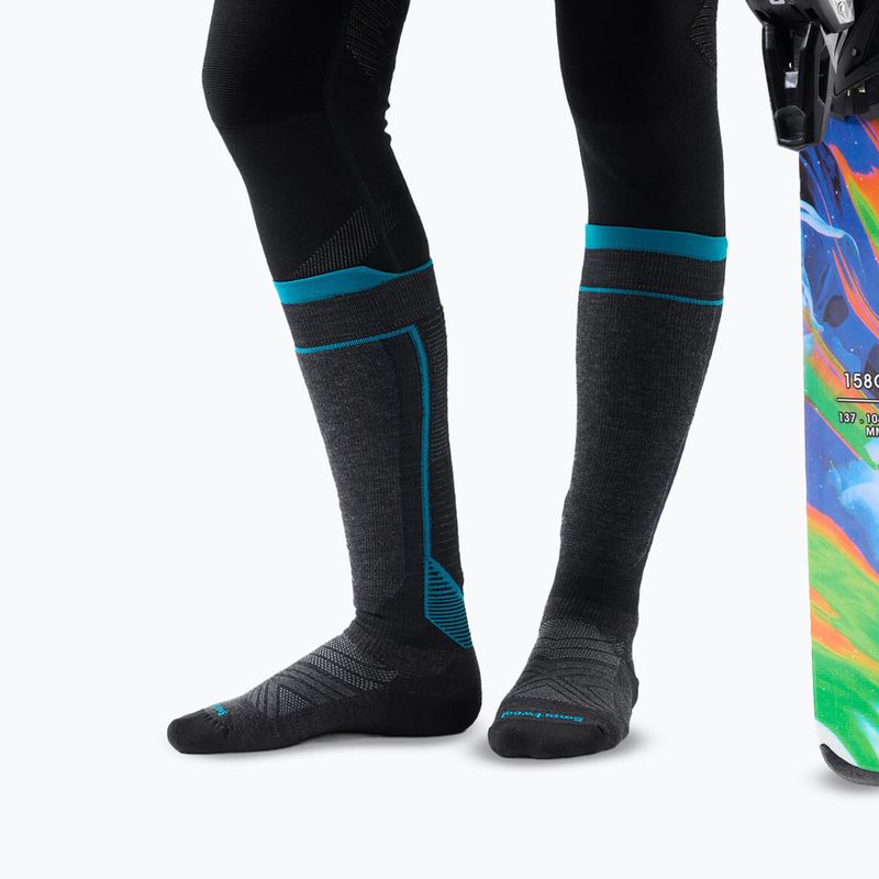 Șosete de schi Smartwool Intraknit Ski Targeted Cushion OTC charcoal 2
