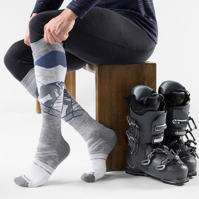Șosete de schi Smartwool Ski Full Cushion Chute the Moon OTC light gray 2