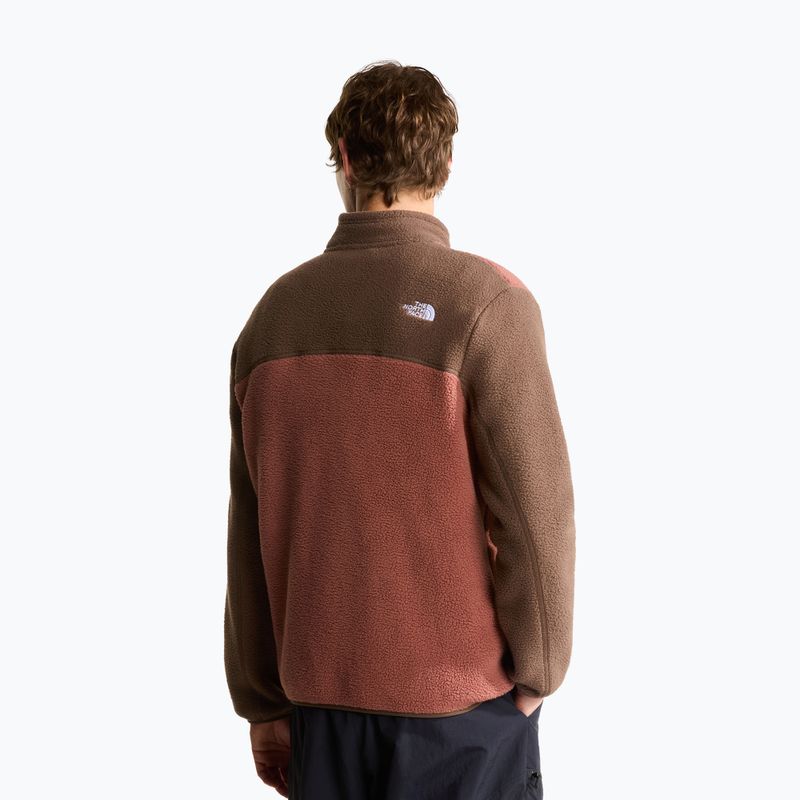 Bluză fleece pentru bărbați The North Face Yumiori Full Zip copper silt/smo 3