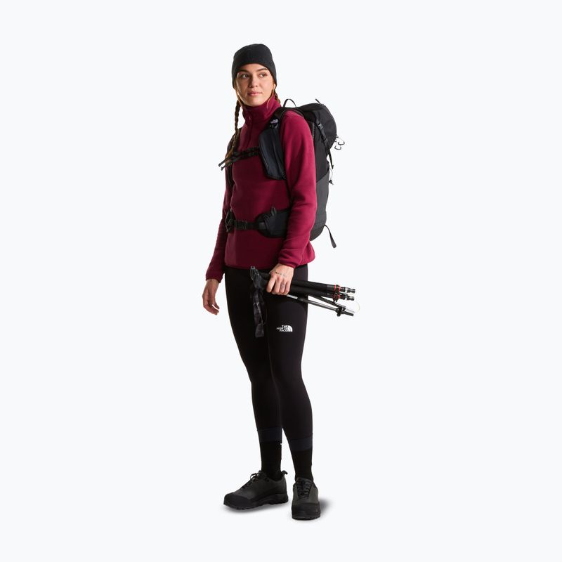 Bluză fleece pentru femei The North Face Glacier Fleece 1/4 Zip burgundy crush 2