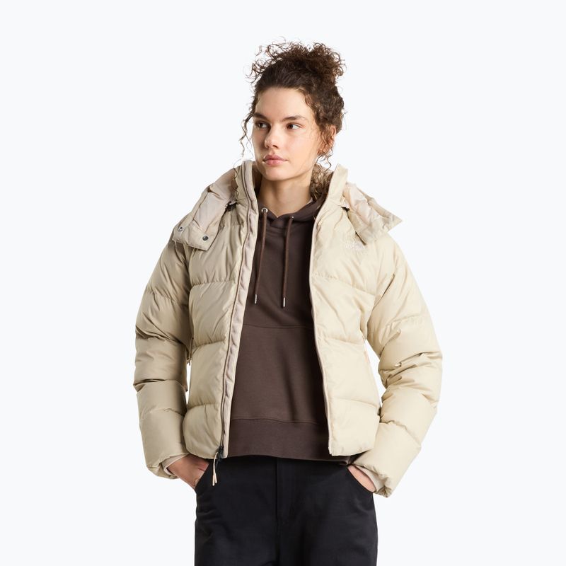 Geacă cu puf pentru femei The North Face Hydrenalite City Down Hooded timeless taupe 4