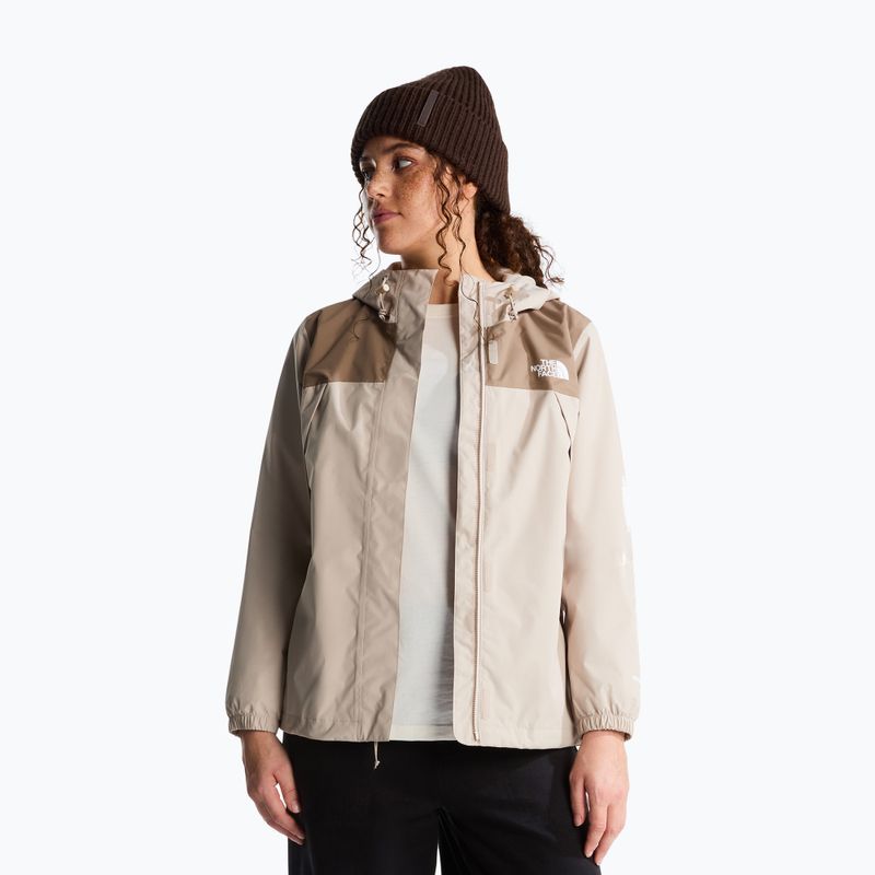 Geacă de ploaie pentru femei The North Face Antora Rain timeless taupe/garnet 4