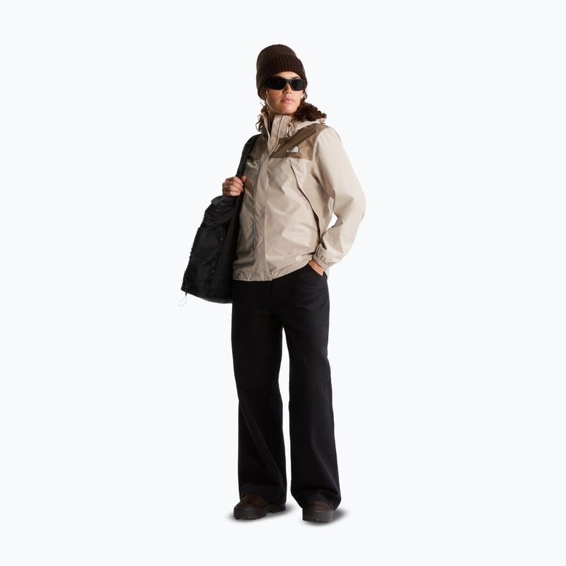 Geacă de ploaie pentru femei The North Face Antora Rain timeless taupe/garnet 2