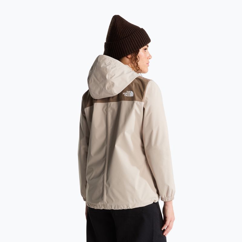 Geacă de ploaie pentru femei The North Face Antora Rain timeless taupe/garnet 3
