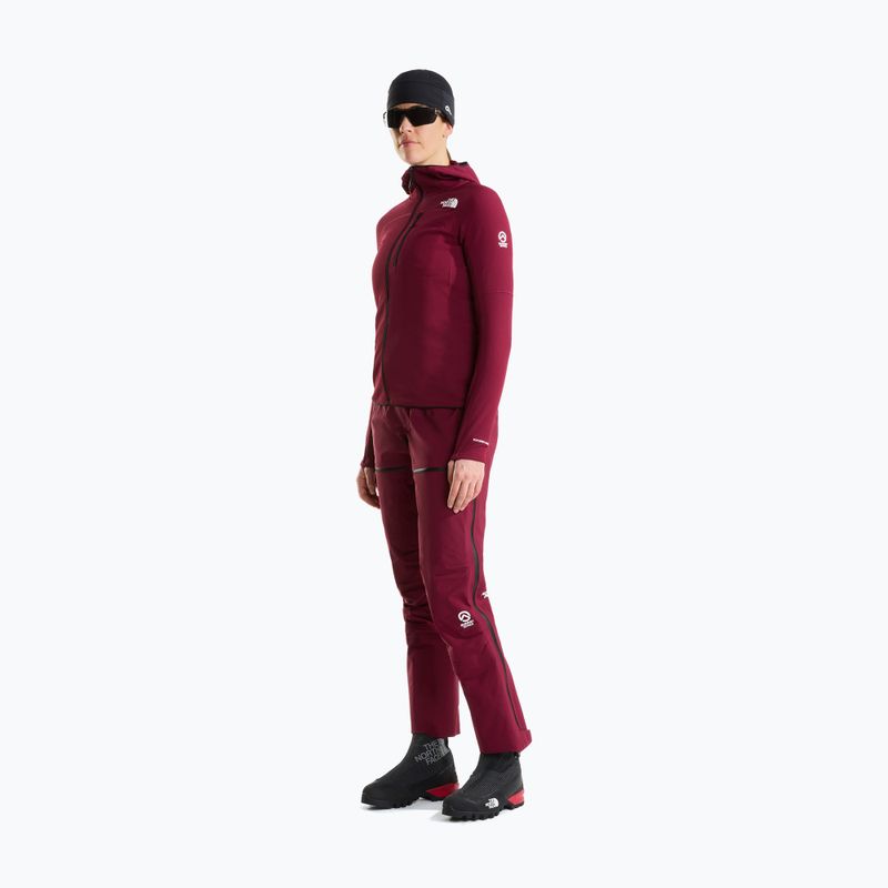 Bluză de trekking pentru femei The North Face Summit Futurefleece Full Zip Hoodie burgundy crush 2