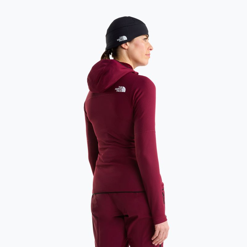Bluză de trekking pentru femei The North Face Summit Futurefleece Full Zip Hoodie burgundy crush 3