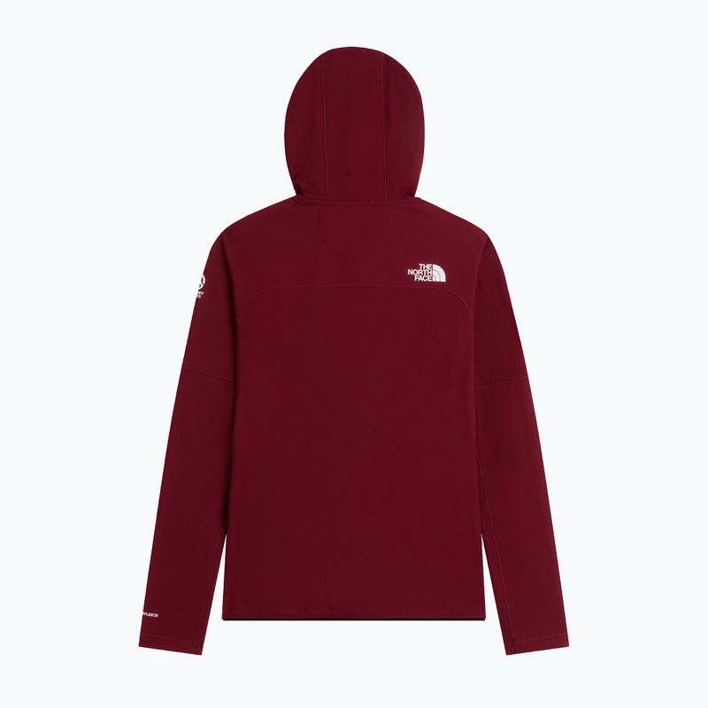 Bluză de trekking pentru femei The North Face Summit Futurefleece Full Zip Hoodie burgundy crush 6