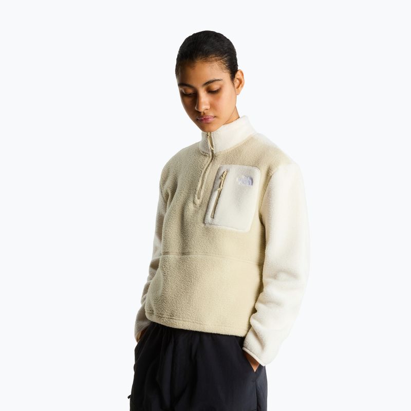 Bluză fleece pentru femei The North Face Yumiori 1/4 Zip desert stone/wh