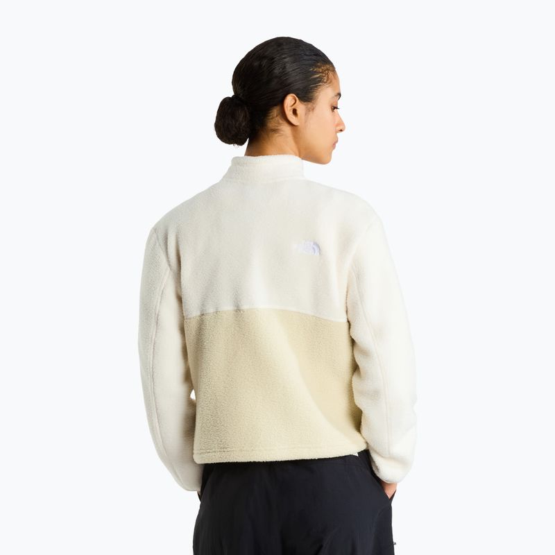 Bluză fleece pentru femei The North Face Yumiori 1/4 Zip desert stone/wh 3