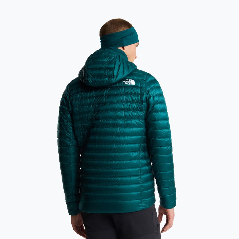 Geacă cu puf pentru bărbați The North Face Bettaforca Lt Down Hoodie pacific teal/restorative 3
