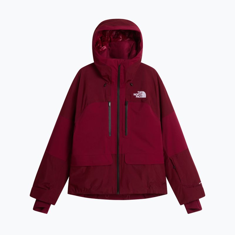 Geacă de schi pentru femei The North Face Powstar burgundy crush 5