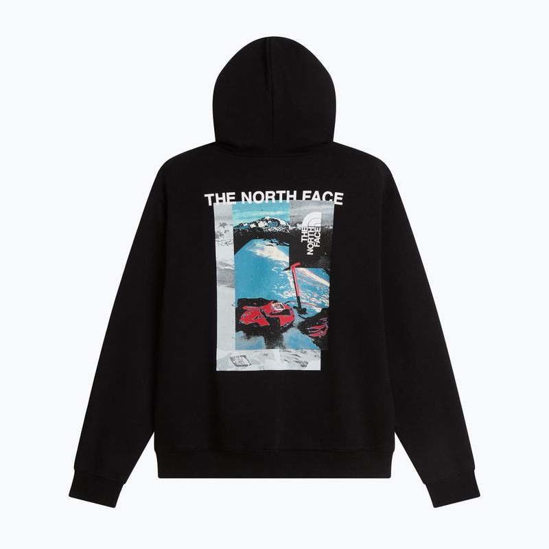 Bluză pentru bărbați The North Face Apex '75 Collage Relaxed Hoodie tnf black 5