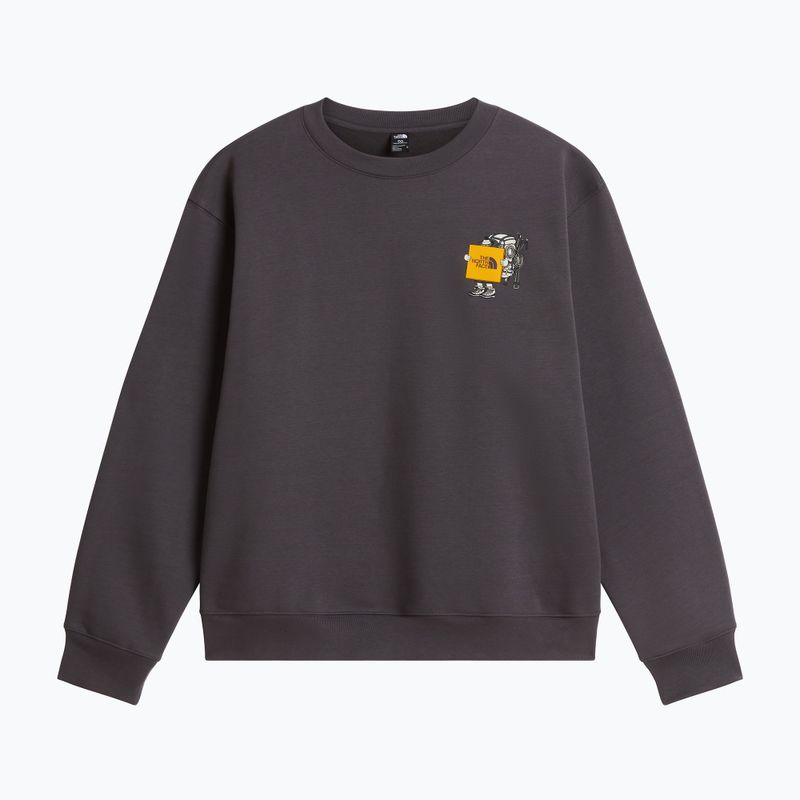 Bluză The North Face Gear Up Get Out RLX SS Tee Graphic anthracite grey 4