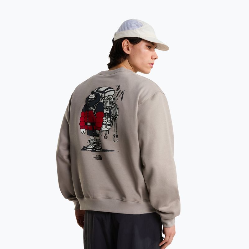 Bluză The North Face Gear Up Get Out RLX SS Tee Graphic stone slab 3