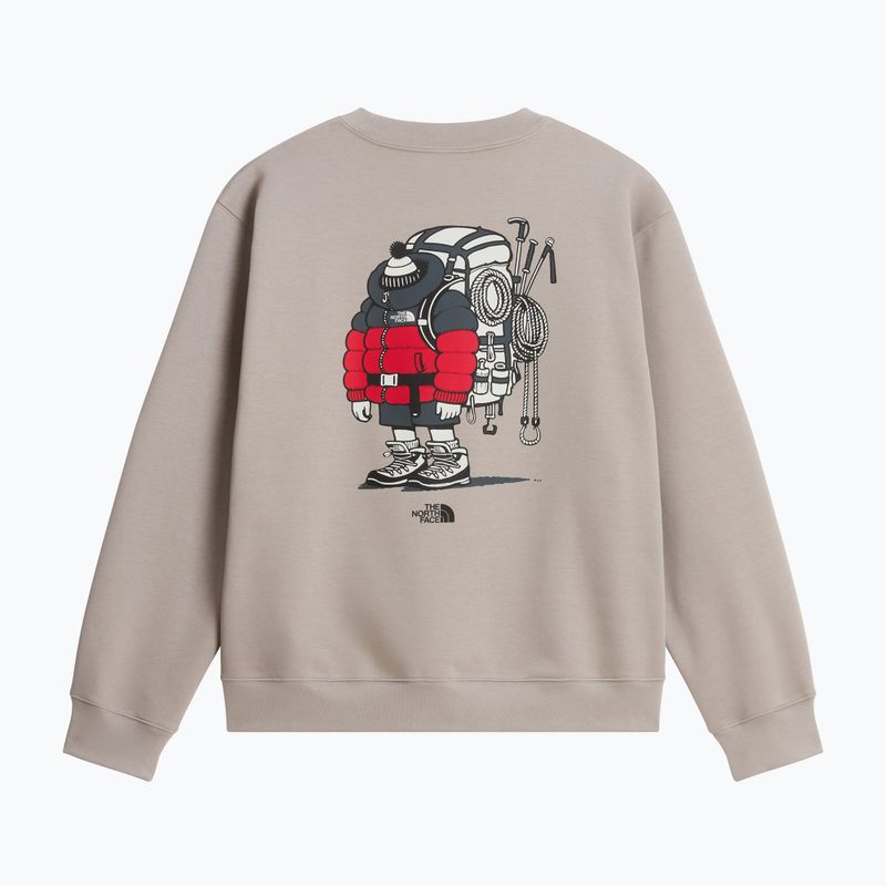 Bluză The North Face Gear Up Get Out RLX SS Tee Graphic stone slab 5