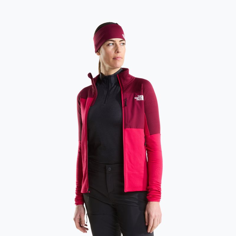 Geacă pentru femei The North Face Polartec Stormgap lali guran/burgundy cru 4