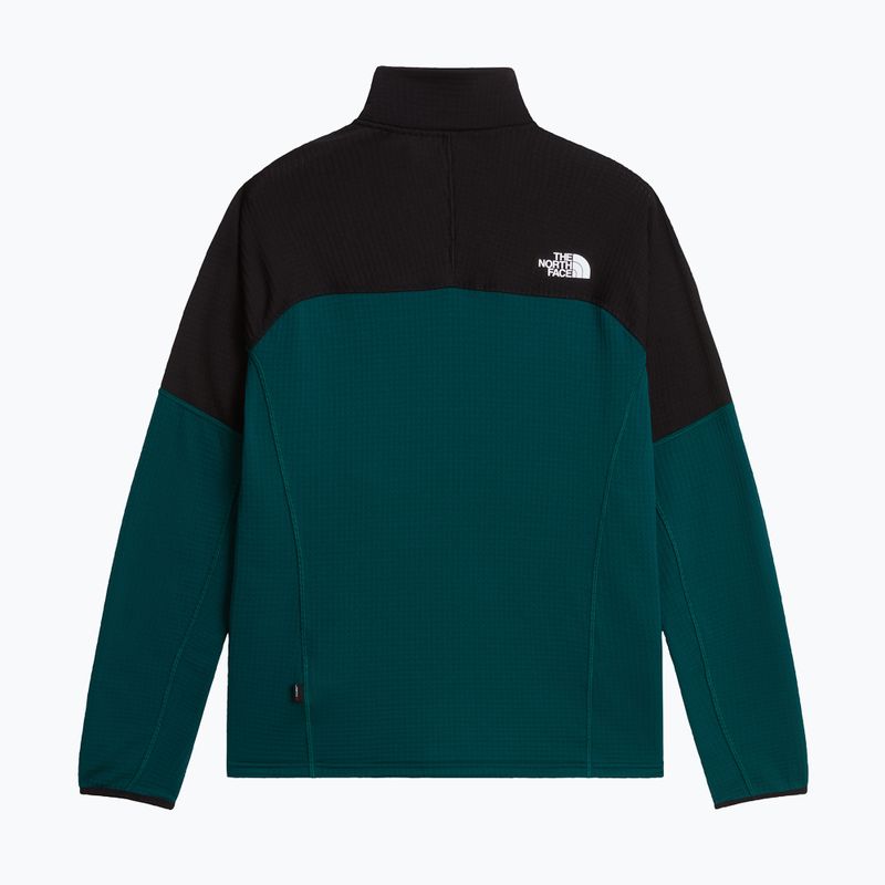 Bluză de trekking pentru bărbați The North Face Polartec Powergrid Stormgap pacific teal/tnf black 6
